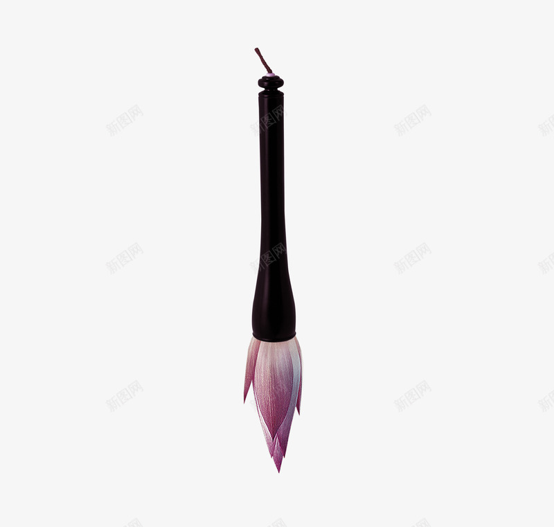 中国风荷花毛笔png免抠素材_88icon https://88icon.com 中国风 毛笔 艺术笔 荷花
