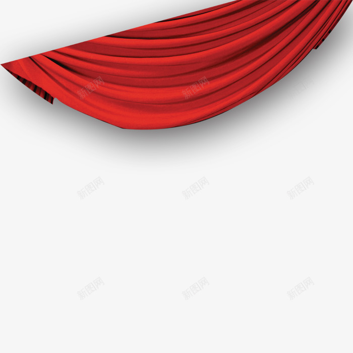 红色丝绸飘带元素png免抠素材_88icon https://88icon.com 丝绸 元素 红色 飘带