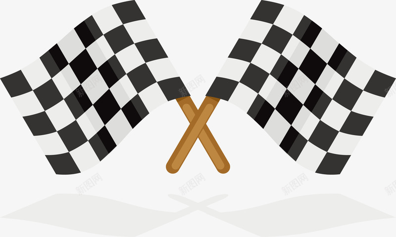 两面黑白方块的旗帜矢量图eps免抠素材_88icon https://88icon.com 方块PNG 旗子 旗帜 矢量方块 矢量旗帜 黑白方块 黑白旗帜 矢量图