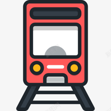 成都市交通旅游地铁图标图标
