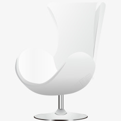手绘白色座椅模型素材