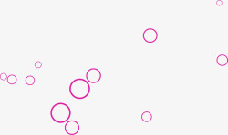 紫色圆圈漂浮素材