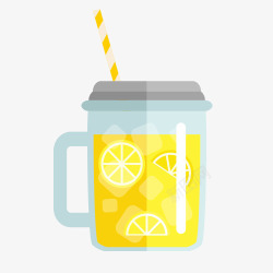 多种异国水果饮料素材