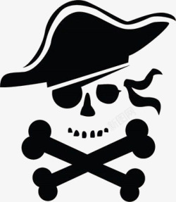 海盗标志素材