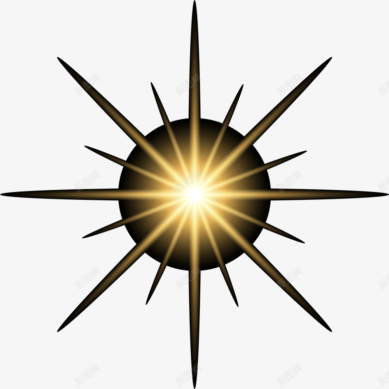 手绘黑色圆圈闪光png免抠素材_88icon https://88icon.com 光晕 光线 手绘圆圈 梦幻闪光 简约 黑色圆圈