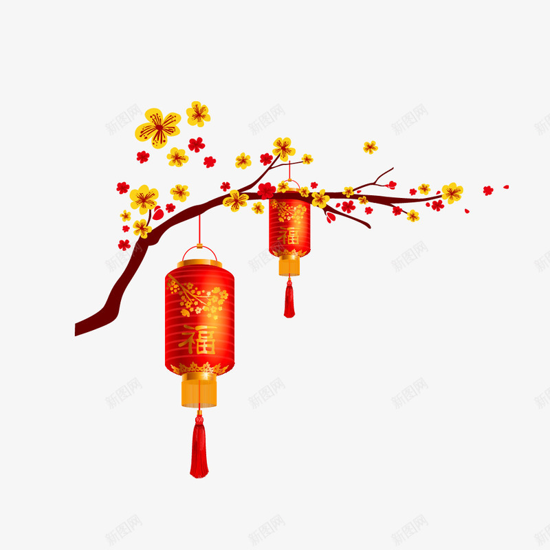 灯笼梅花图案png免抠素材_88icon https://88icon.com 梅花 梅花图案 灯笼 灯笼图案