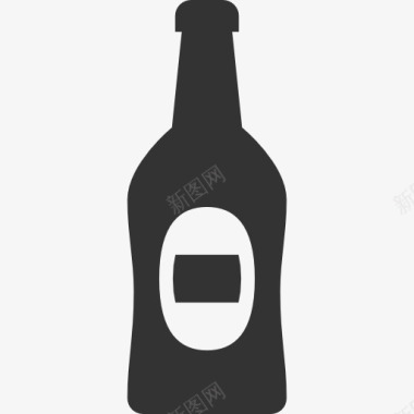 啤酒瓶设计啤酒瓶Windows8Metro风格图标图标