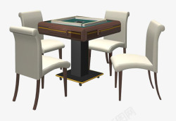 家具装饰麻将桌模型素材