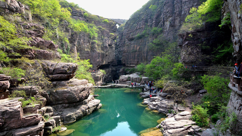 河南红石峡景区四png免抠素材_88icon https://88icon.com 名胜古迹 旅游风景 著名建筑