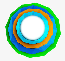 圆形几何图案素材