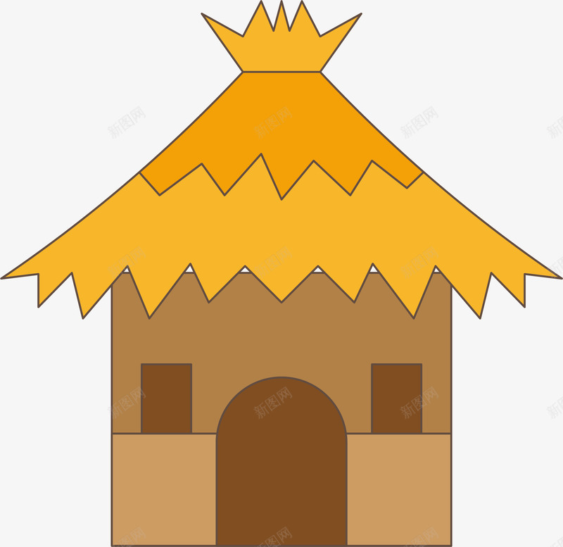 房子茅草屋png免抠素材_88icon https://88icon.com 小屋 居住 建筑 房子 房屋 模型