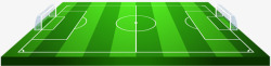 足球场模型绿色足球场模型高清图片