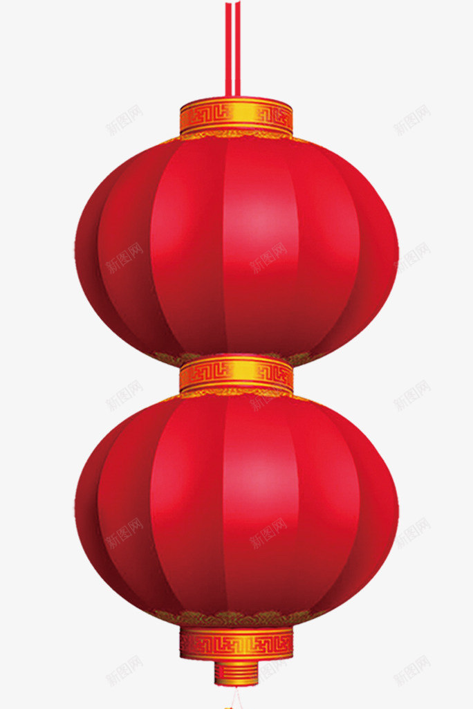 红色中国风灯笼挂饰png免抠素材_88icon https://88icon.com 中国风灯笼 新年 新春 春节 红灯笼 红色挂饰