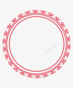 绮夌传镩粉红色圆圈高清图片