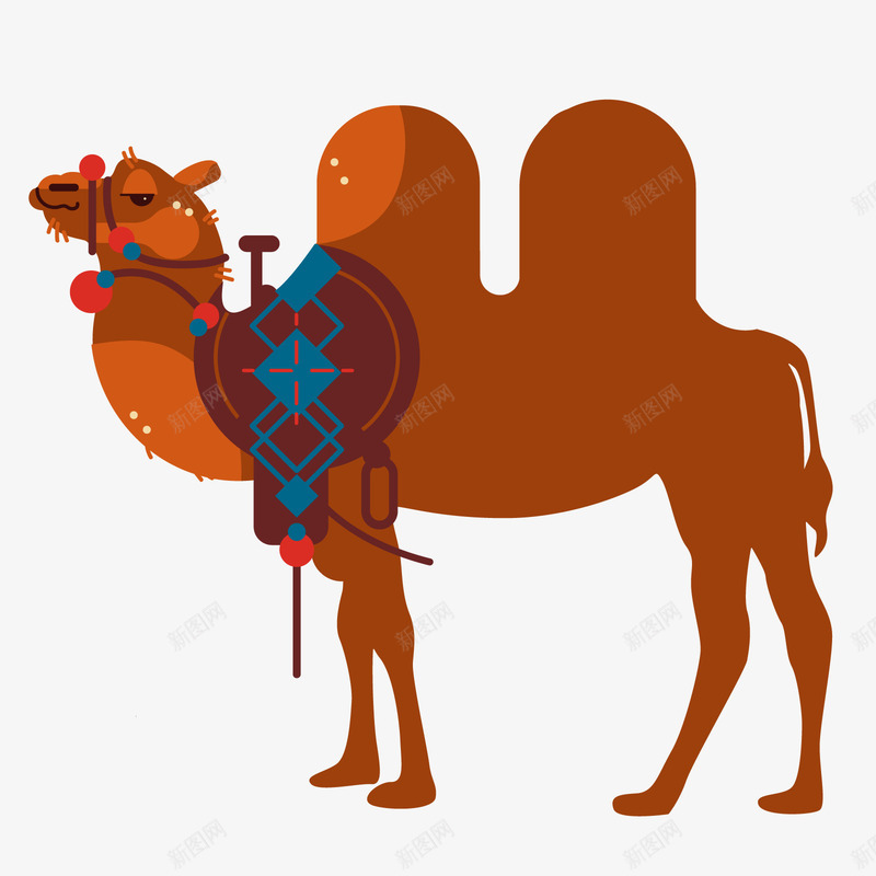 一只骆驼矢量图ai免抠素材_88icon https://88icon.com PNG免抠图下载 动物 卡通 双峰驼 旅游 沙漠 矢量图 装饰 驼峰
