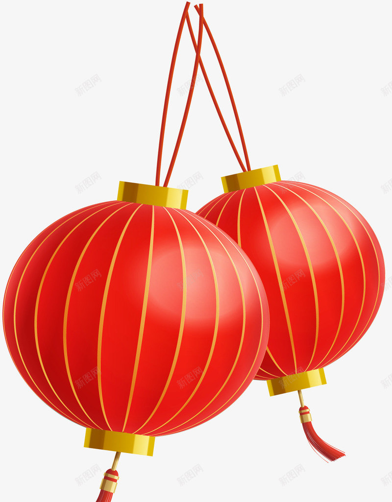 新年装饰灯笼png免抠素材_88icon https://88icon.com 年味儿 新年装饰 灯笼 装饰图案 装饰灯笼 过年