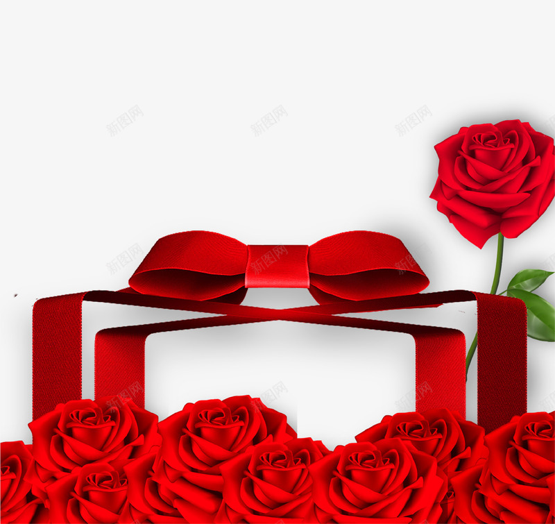 红色玫瑰情人节礼盒包装psd免抠素材_88icon https://88icon.com 包装 告白 情人节 爱情 玫瑰 礼物 礼盒 红色 鲜花