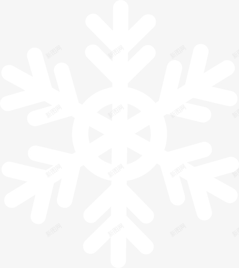 手绘线条雪花png免抠素材_88icon https://88icon.com 圆圈 小清新 手绘 简约 线条 雪花