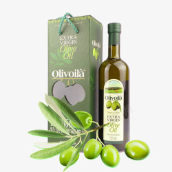 橄榄果橄榄油礼盒高清图片