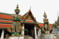 泰国寺庙古建筑素材