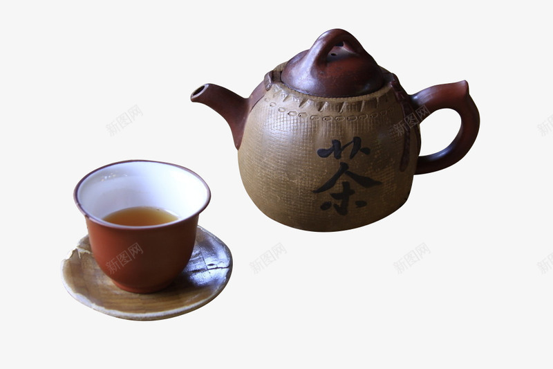 健康普洱茶png免抠素材_88icon https://88icon.com 保健 养生 普洱茶 茶壶 茶杯