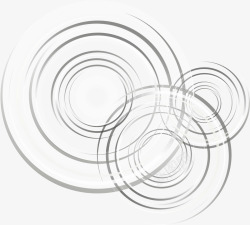 交织圆环黑色圆圈线条高清图片