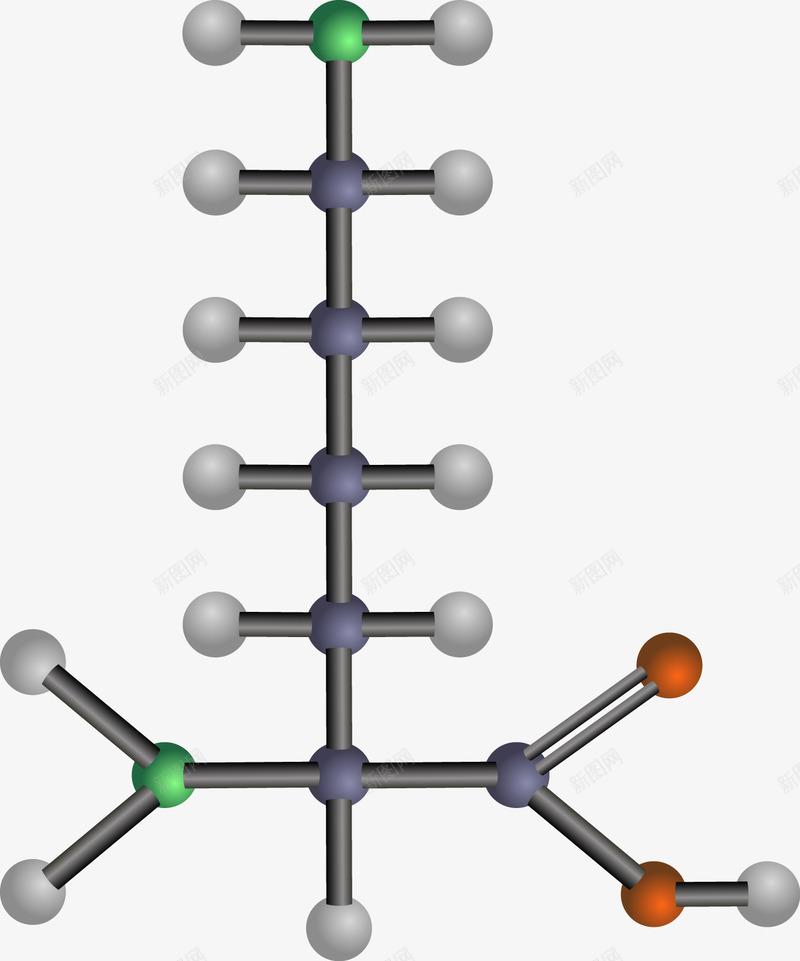 小分子结构矢量图eps免抠素材_88icon https://88icon.com 分子模型 化学 实验 小分子 模型 矢量图