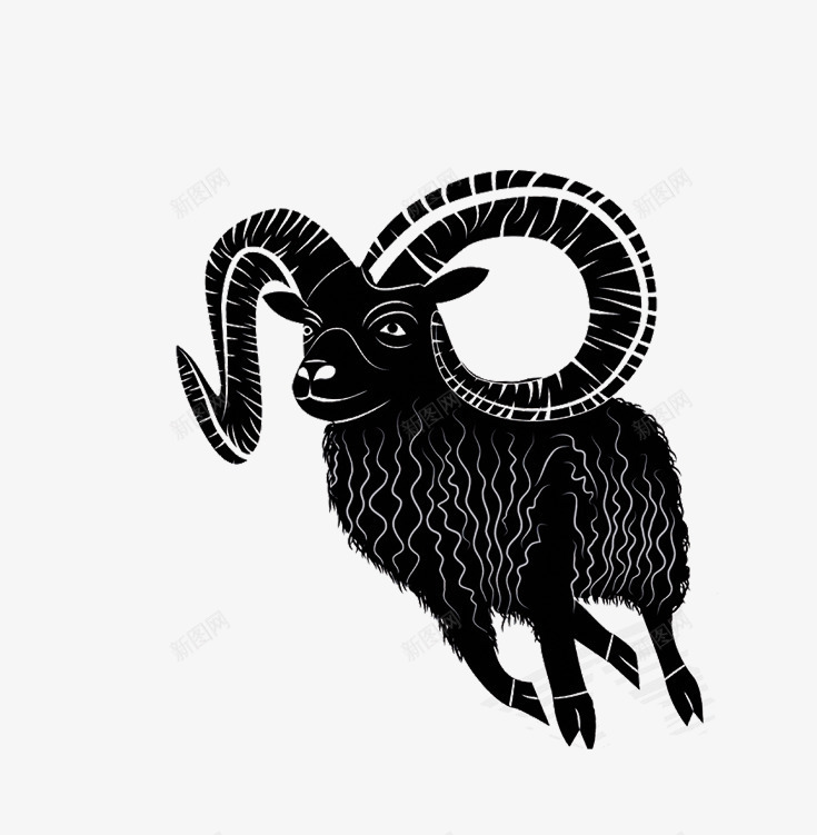 黑白手绘奔跑的山羊png免抠素材_88icon https://88icon.com 中国画 中国风 奔跑的羊 水墨山羊 水墨画 水墨羊 画羊 羊 羊剪影 零头羊 领头羊