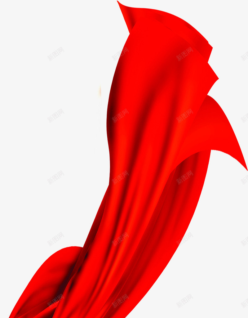 红色丝绸礼带效果png免抠素材_88icon https://88icon.com 丝绸 效果 红色 设计