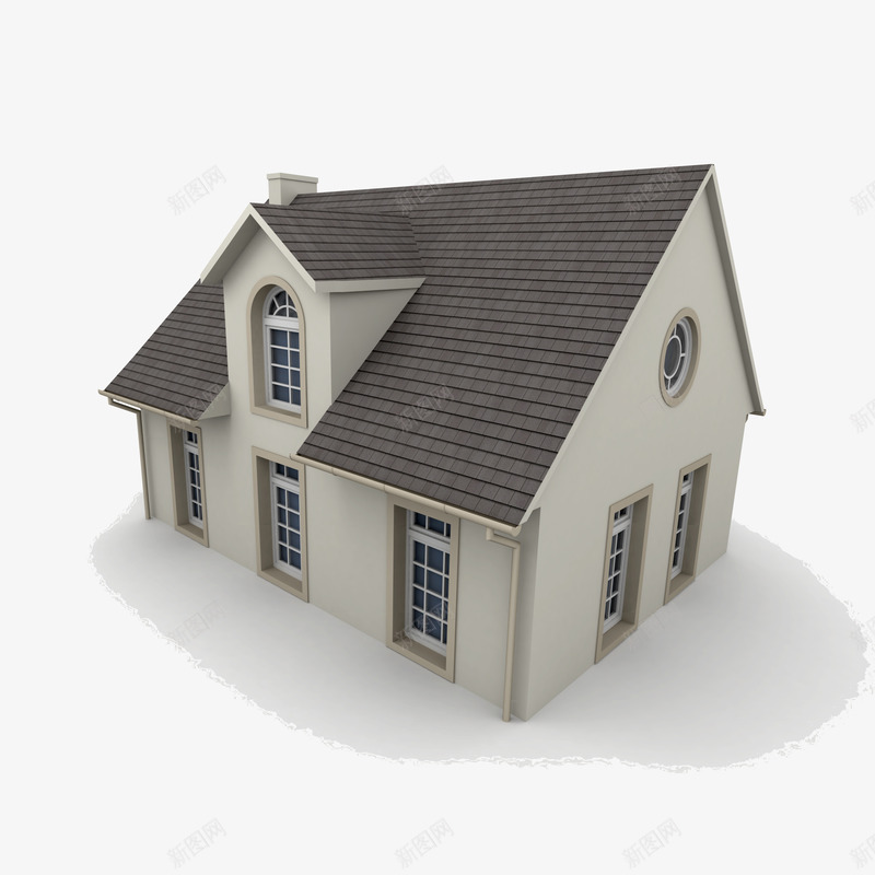 简约建筑模型与图纸png免抠素材_88icon https://88icon.com CAD图 办公学习 木屋房子