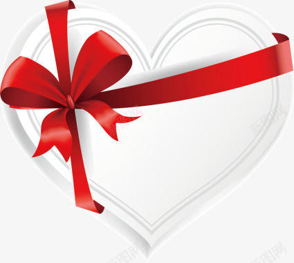 发光的爱心礼盒红色蝴蝶结爱心礼盒图形图标矢量图图标