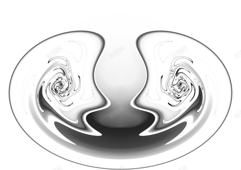 黑白双色鬼脸面具png免抠素材_88icon https://88icon.com 中国风 面具 鬼脸 黑白