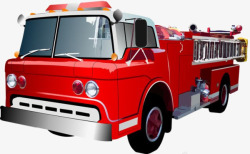 造型工具卡通消防车造型高清图片