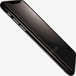 黑色质感手机模型素材
