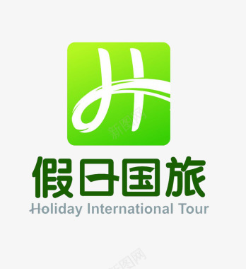 旅游丽江古城假日国旅logo图标图标
