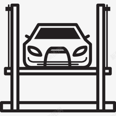 汽车故障图标汽车举升机图标图标