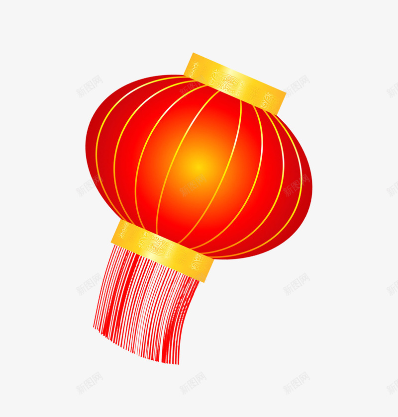 发光的卡通火红灯笼png免抠素材_88icon https://88icon.com 卡通 古代的灯笼 灯笼 红穗 红色灯笼 金线 金边 高贵的灯笼