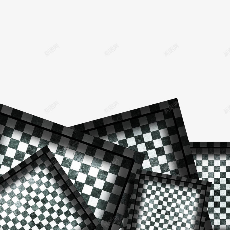 手绘黑白透明格子png免抠素材_88icon https://88icon.com 格子 棋子 棋盘 棋盘格 透明 黑白格