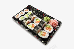 日本大米可口的美味寿司高清图片