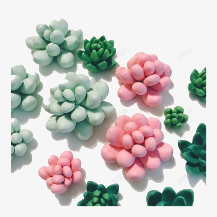 手工制作多肉模型png免抠素材_88icon https://88icon.com 多肉 多肉植物 实物 手工制作 植物 模型 盆栽