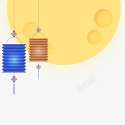 矢量中秋月饼字体中秋节高清图片