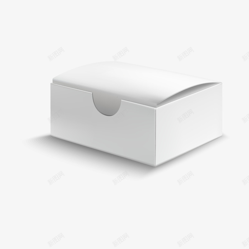 白色长方形盒子矢量图ai免抠素材_88icon https://88icon.com 白色盒子模型 长方形 食物包装 矢量图