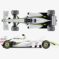 汽车比赛背景F1方程式赛车三维图矢量图高清图片