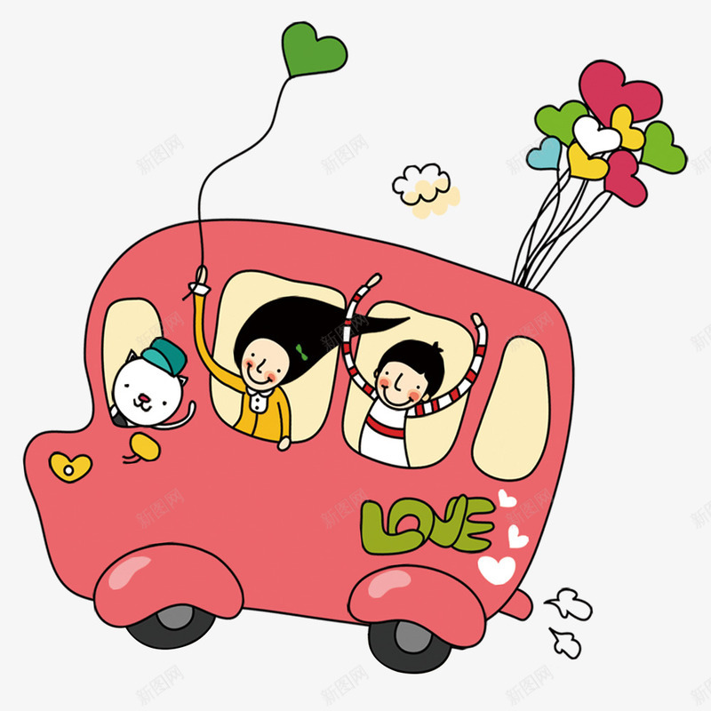 卡通坐车的人物png免抠素材_88icon https://88icon.com 交通工具 人物设计 儿童生活节 创意插画 卡通 汽车