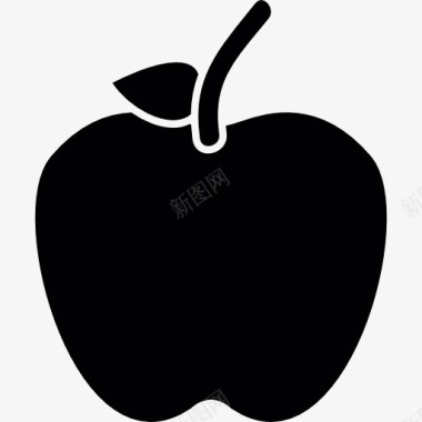 苹果耳机线苹果茎叶图标图标