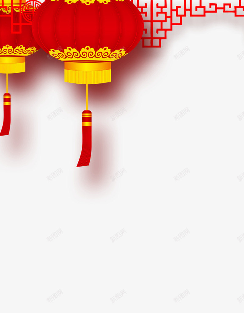 红色大灯笼传统文化png免抠素材_88icon https://88icon.com psd 一串灯笼 中国红 传统 灯笼