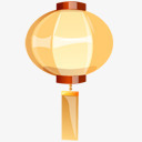 灯笼灯黄色的日货png免抠素材_88icon https://88icon.com Lantern lamp yellow 灯 灯笼 黄色的