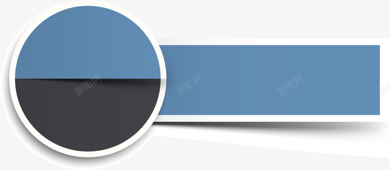 蓝色圆圈标签png免抠素材_88icon https://88icon.com 勋章 圆圈徽章 简约横幅 绸带 蓝色标签 装饰图案