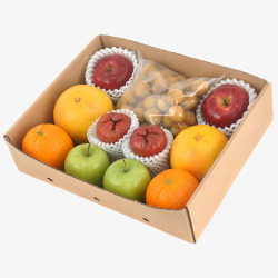 水果礼盒矢量图素材