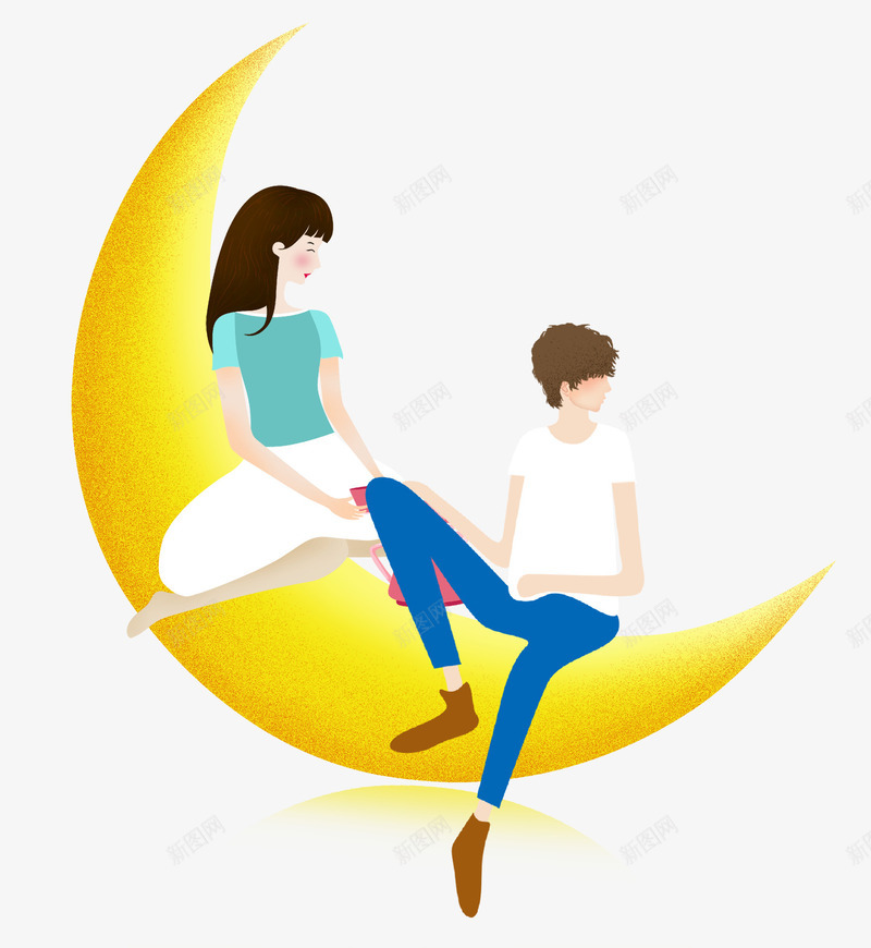 卡通手绘七夕情人节浪漫月亮psd免抠素材_88icon https://88icon.com 七夕 卡通 卡通手绘七夕情人节浪漫月亮 情人节 手绘 月亮 浪漫